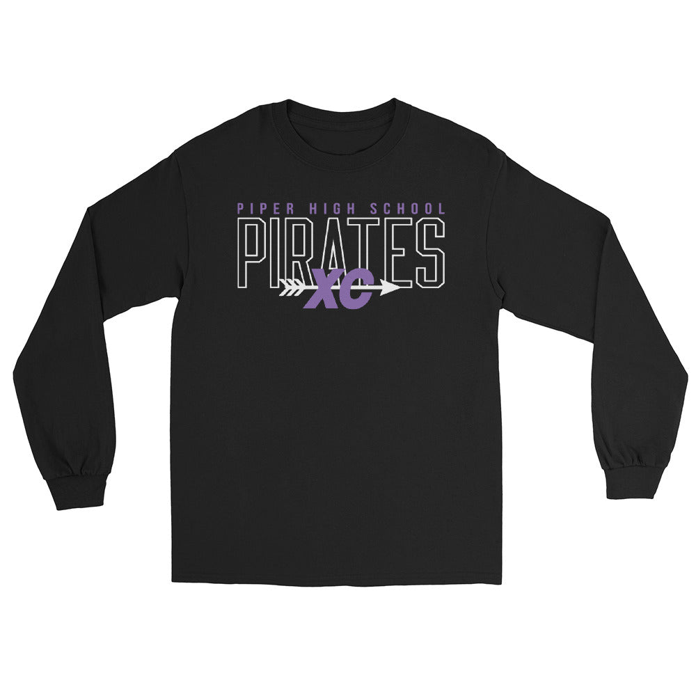Piper High School Pirates XC Men’s Long Sleeve Shirt