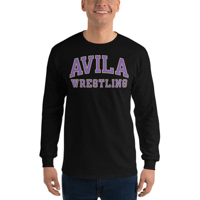 Avila Wrestling Arch Design 100% Cotton Long Sleeve Shirt