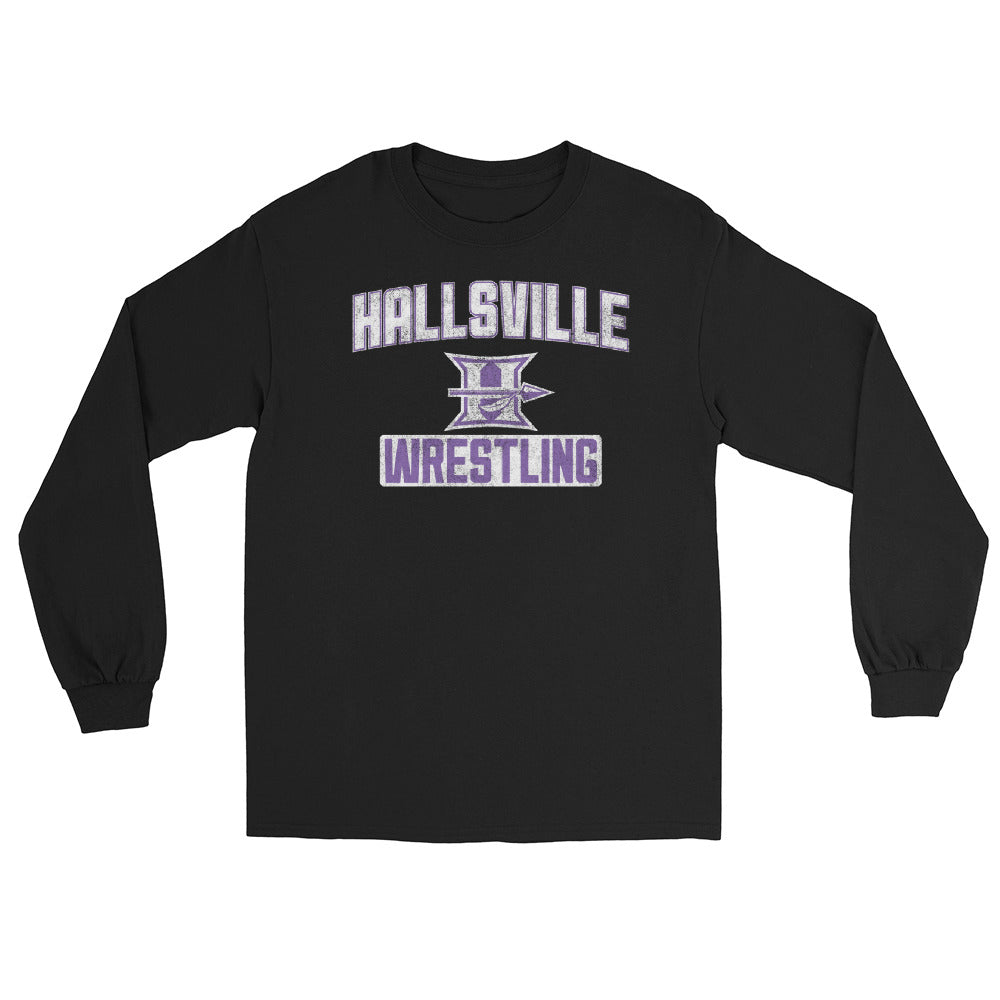 Hallsville Wrestling Long Sleeve T-Shirt