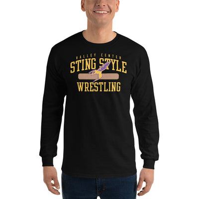 Valley Center Wrestling Club Banner Men's Long Sleeve Shirt