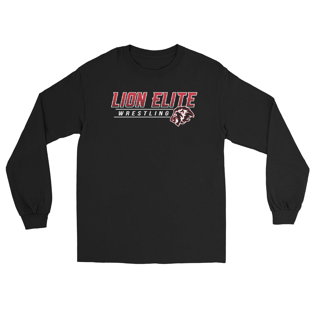 Lion Elite Wrestling Men's Long Sleeve Shirt