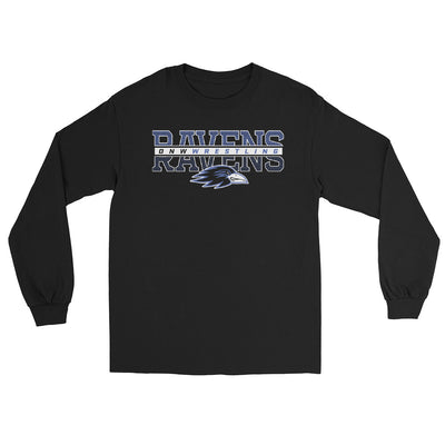 Olathe Northwest Wrestling Stripe Men's Long Sleeve Shirt