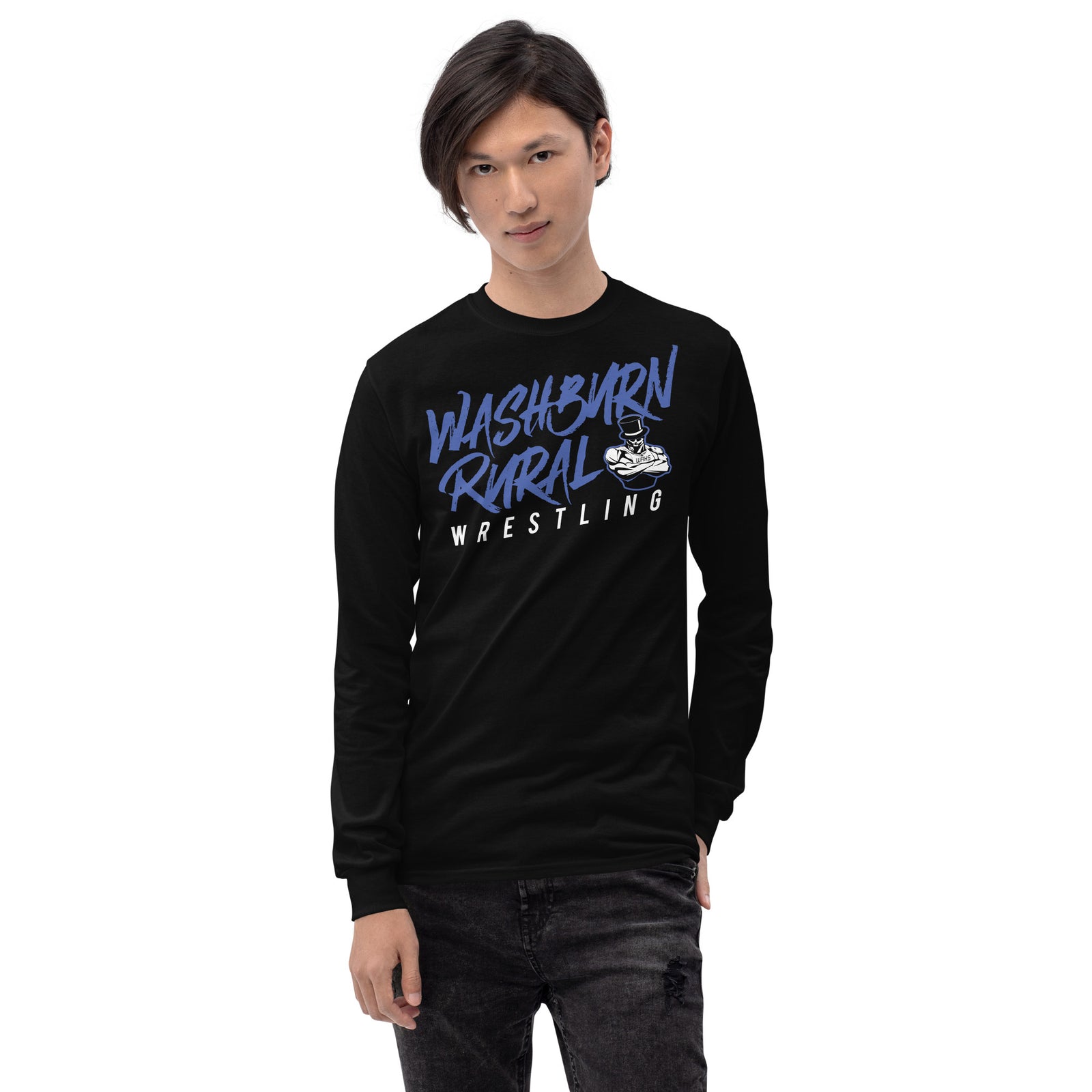 Washburn Rural Graffiti Mens Long Sleeve Shirt