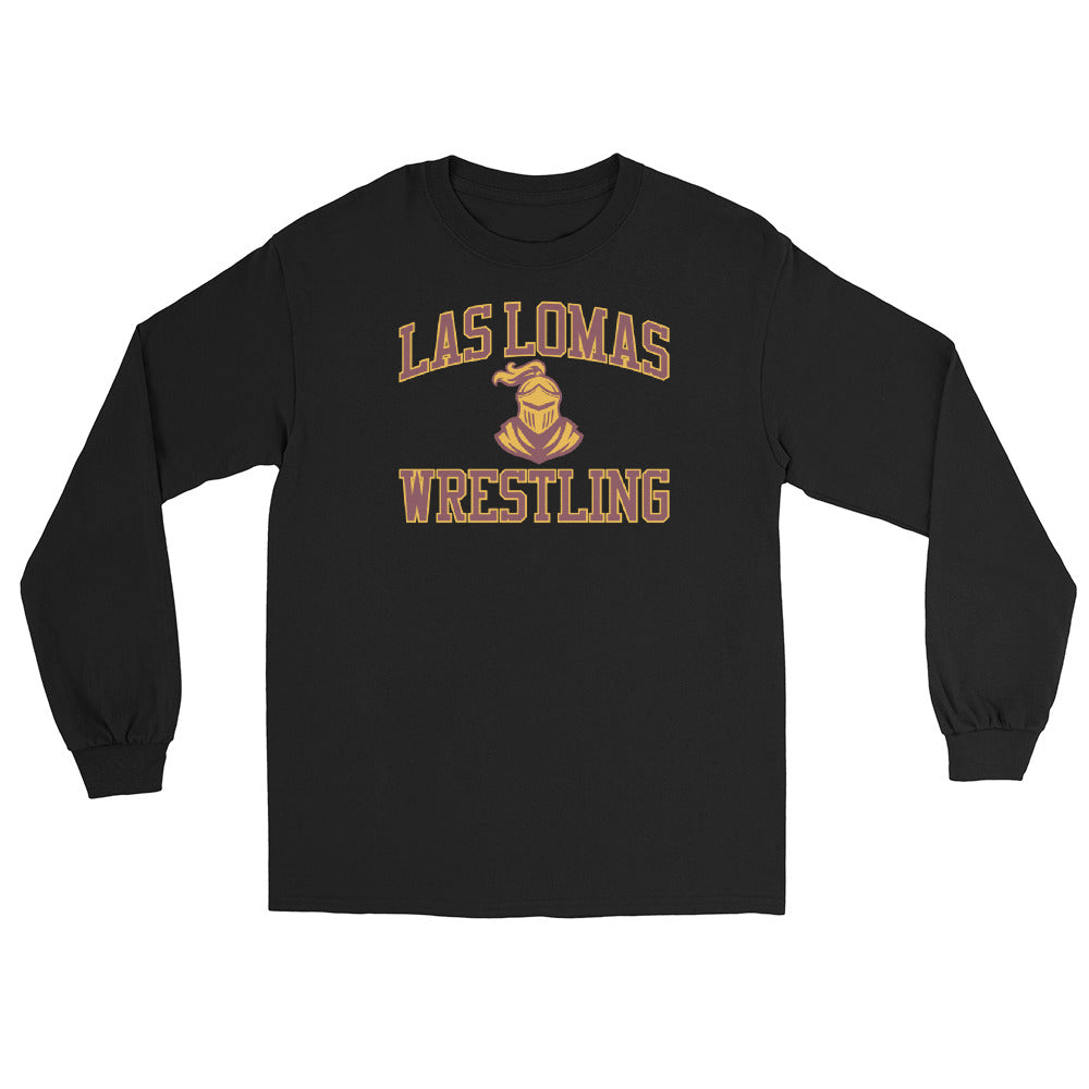 Las Lomas Wrestling Mens Long Sleeve Shirt