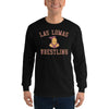 Las Lomas Wrestling Black Mens Long Sleeve Shirt