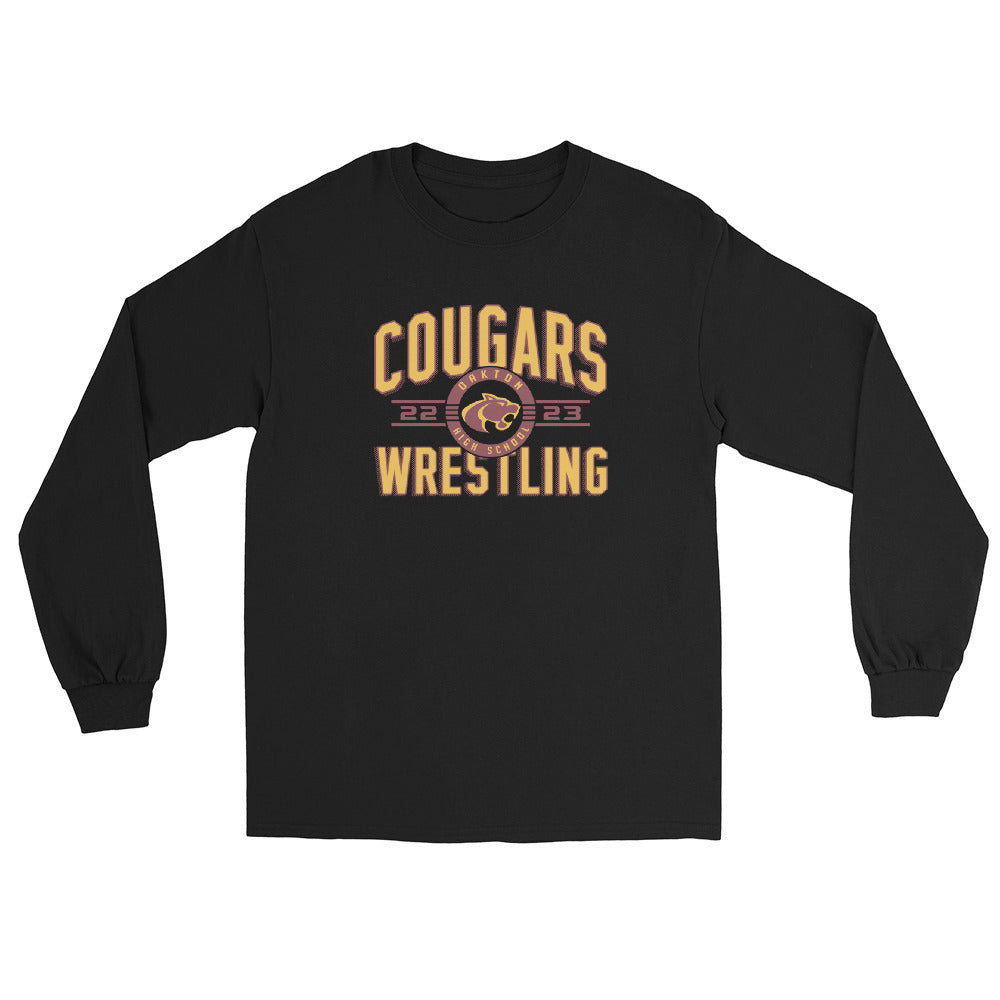 Oakton Wrestling Mens Long Sleeve Shirt