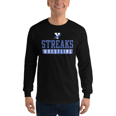 Streaks Wrestling  Mens Long Sleeve Shirt