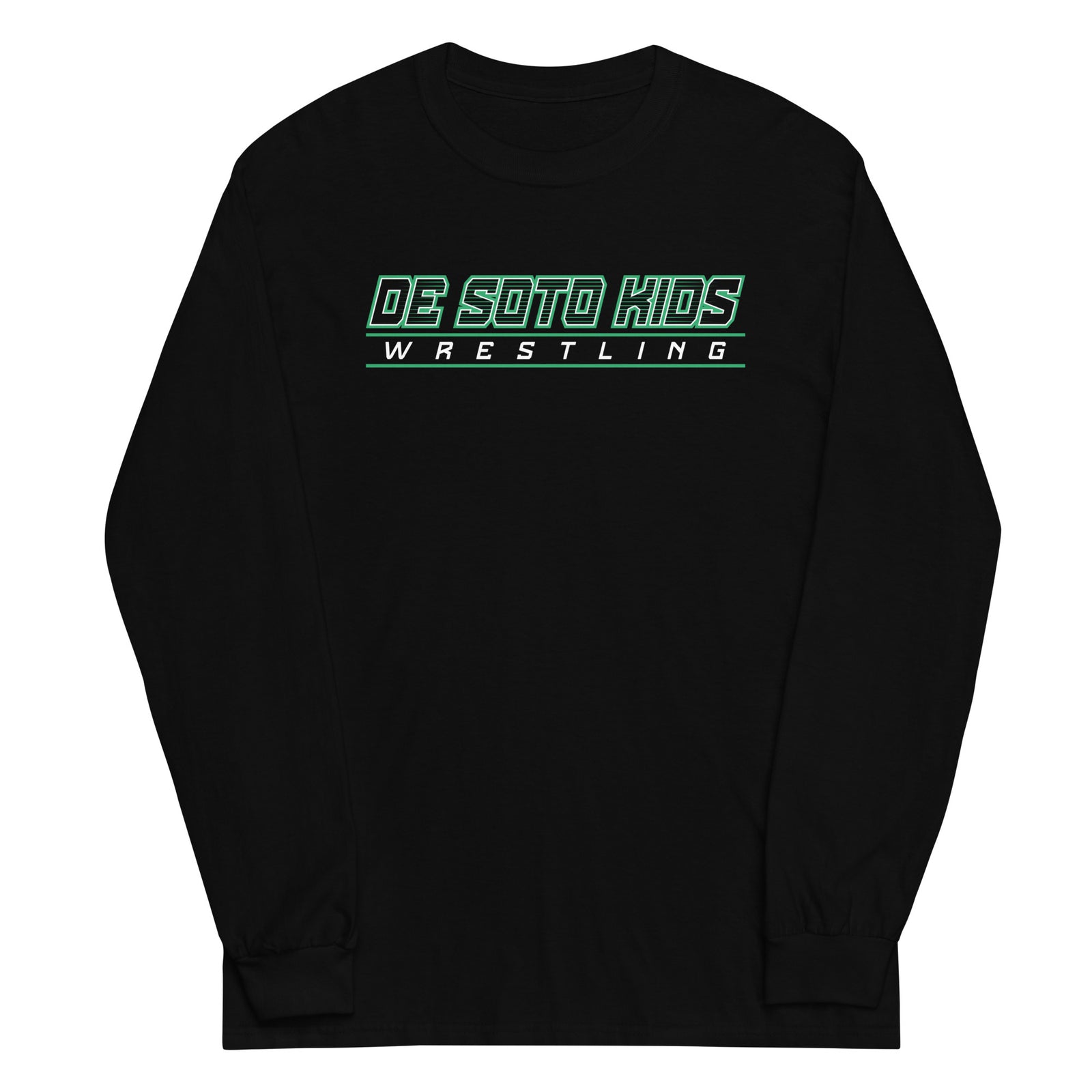 De Soto Kids Wrestling Mens Long Sleeve Shirt