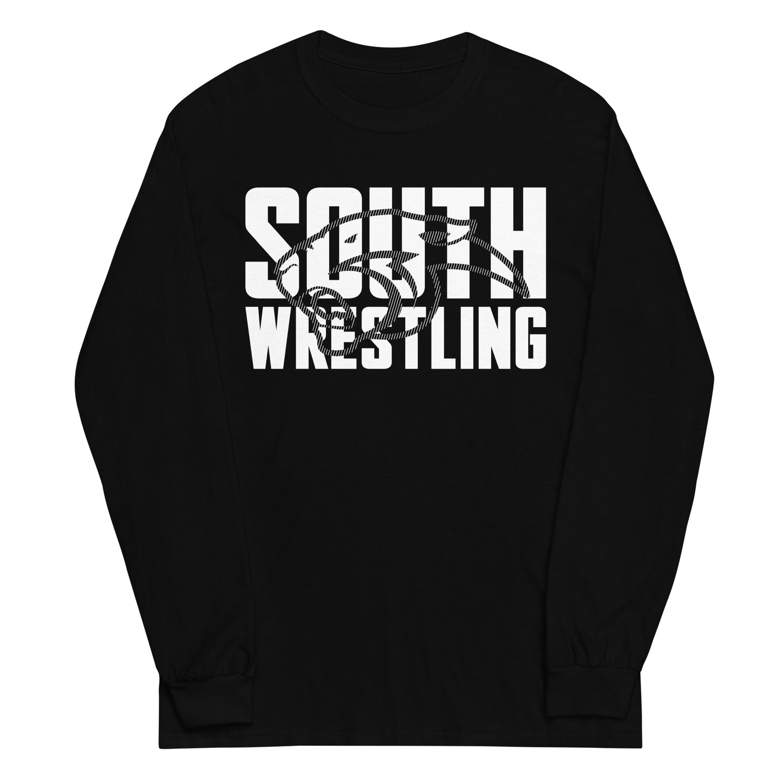 Park Hill South High School Wrestling South Mens Long Sleeve Shirt