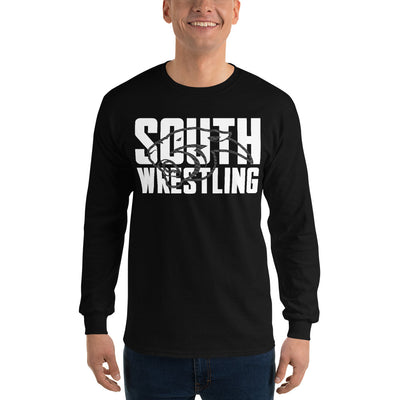 Park Hill South High School Wrestling South Mens Long Sleeve Shirt