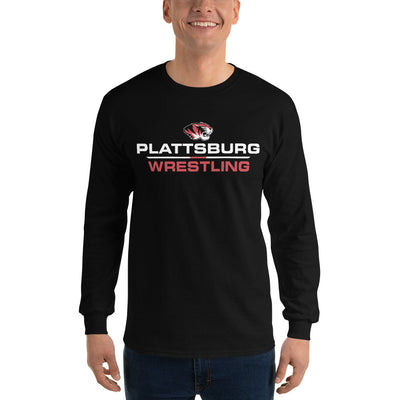 Plattsburg High School Wrestling Mens Long Sleeve Shirt
