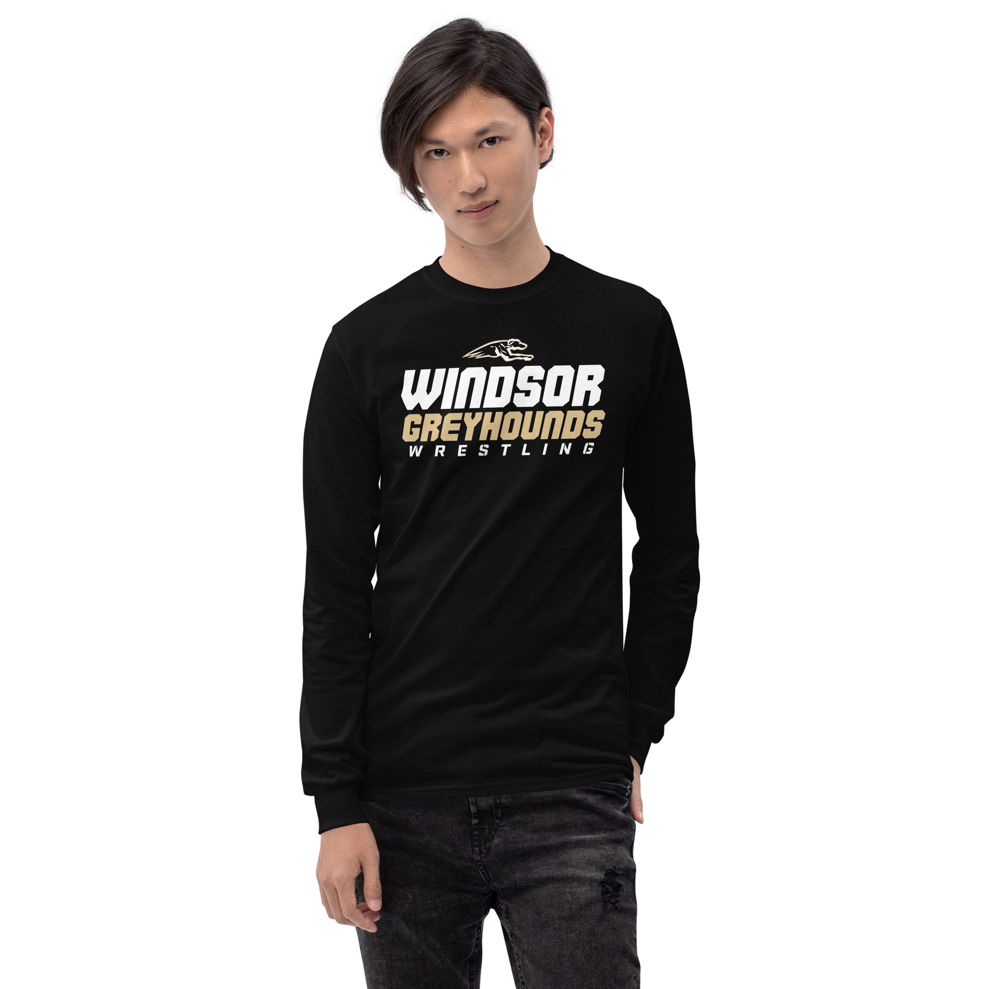 Windsor High School Mens Long Sleeve Shirt