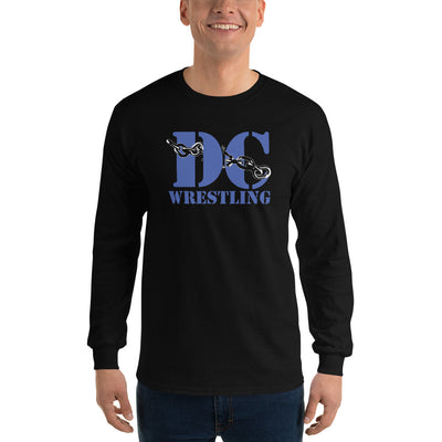 Dove Creek Wrestling Black  Mens Long Sleeve Shirt