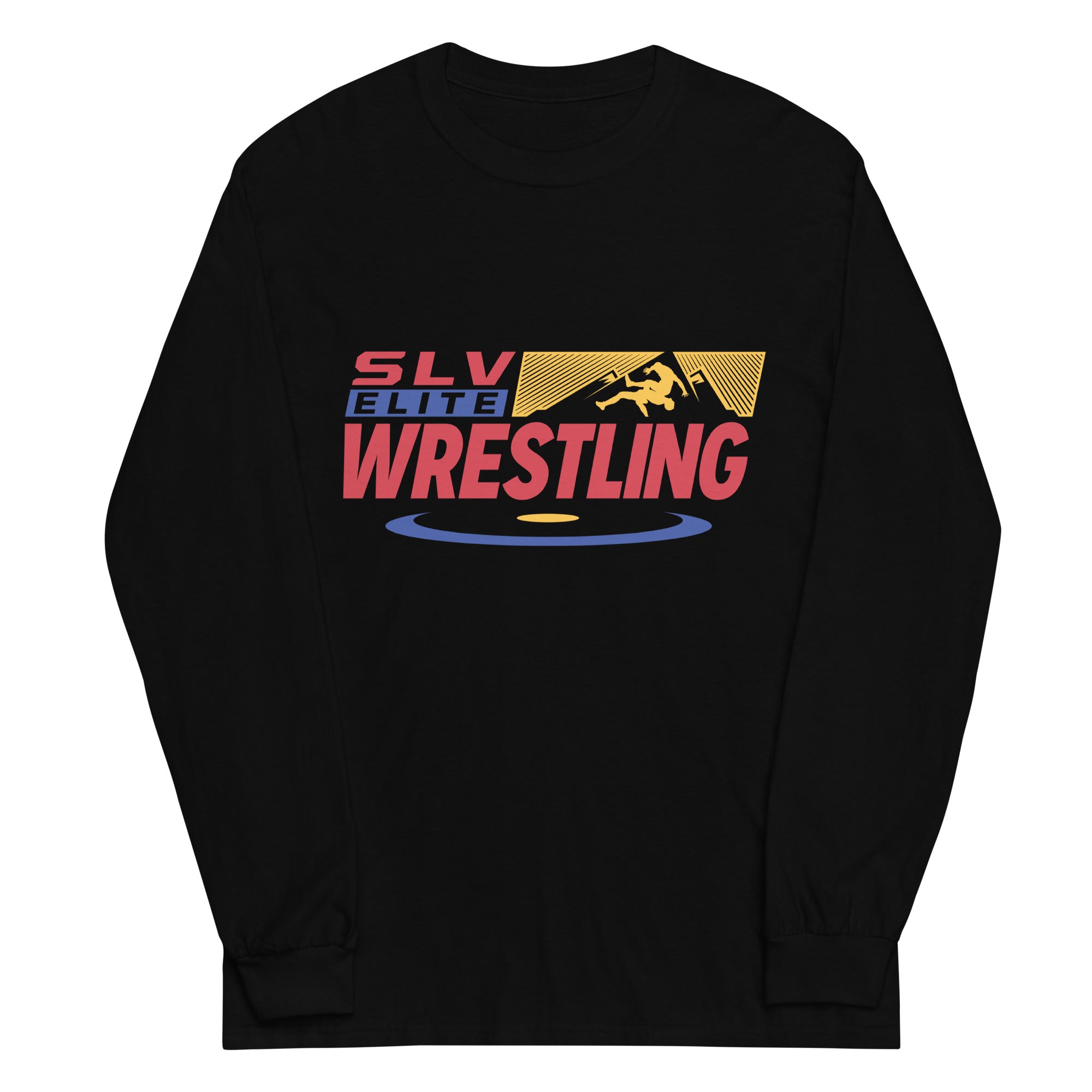 SLV Elite Wrestling Mens Long Sleeve Shirt