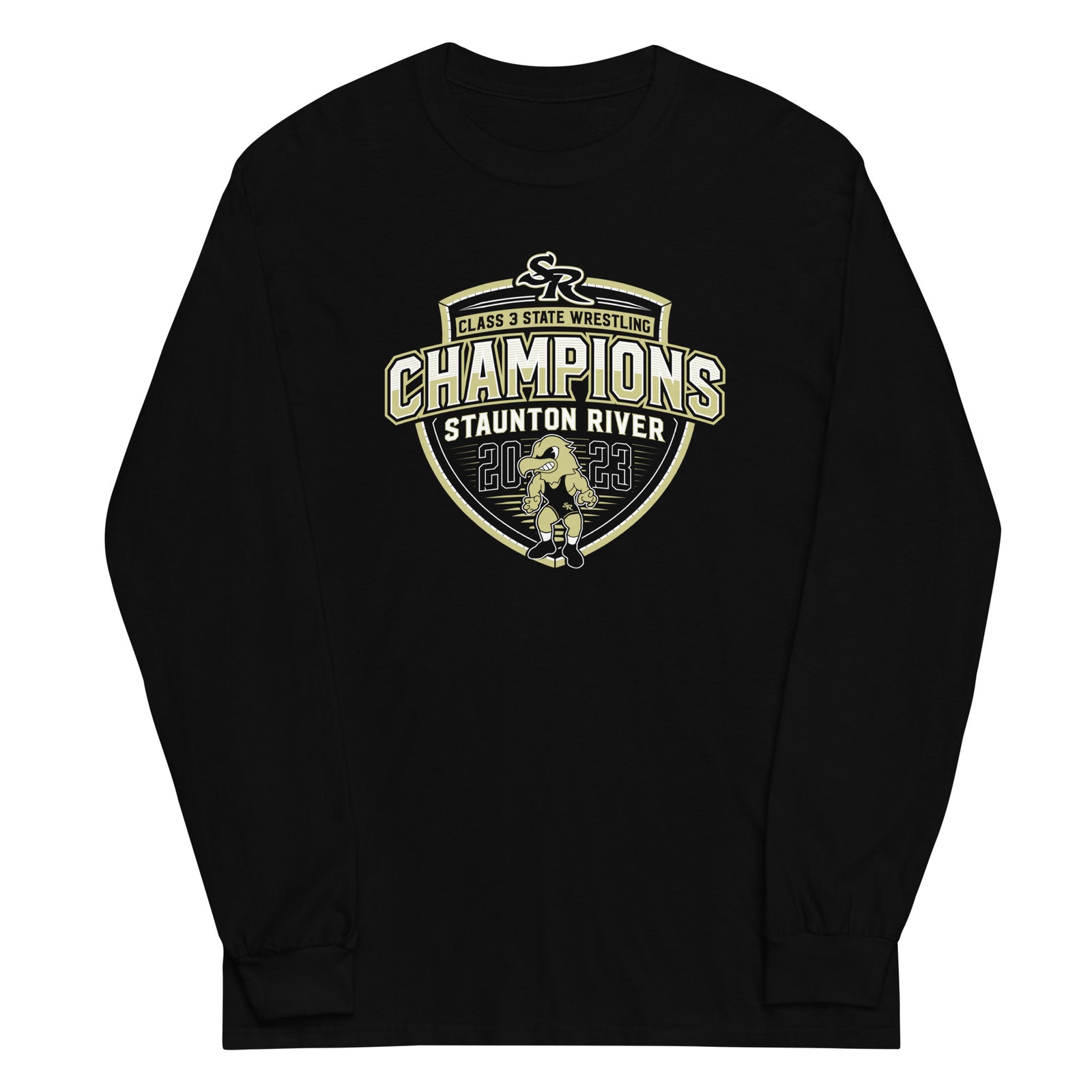Staunton River State Champs  Mascot Mens Long Sleeve Shirt