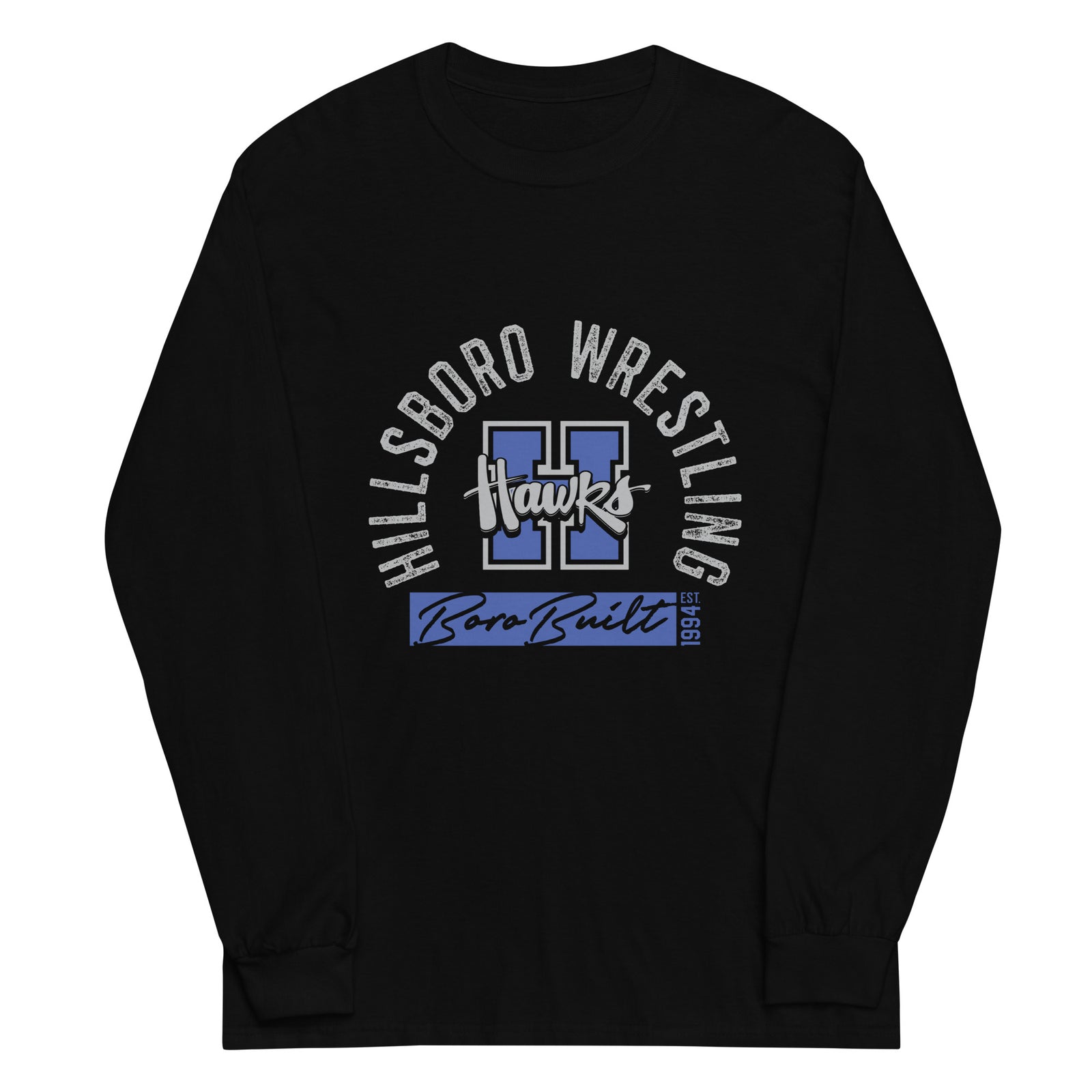 Hillsboro High School  Wrestling Mens Long Sleeve Shirt