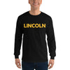 Lincoln Prep Booster Club Black Mens Long Sleeve Shirt