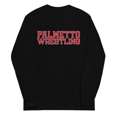 Palmetto Wrestling  Stripes Mens Long Sleeve Shirt