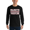 Palmetto Wrestling  Stripes Mens Long Sleeve Shirt