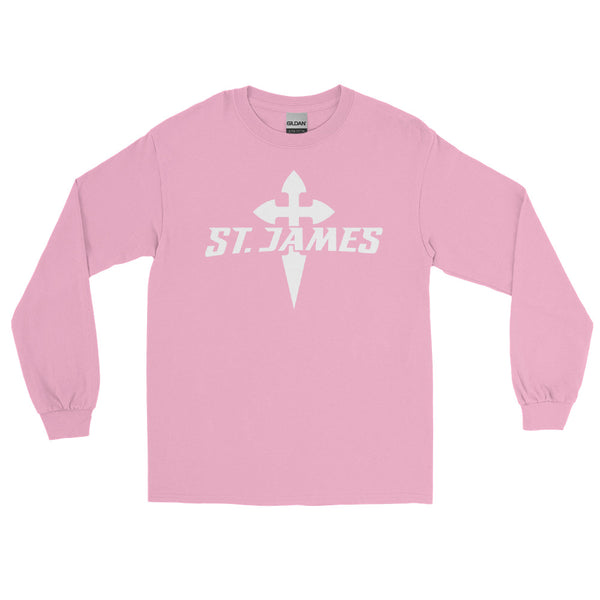 pink mens long sleeve shirt