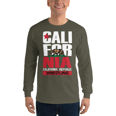 California Wrestling 100% Cotton Long Sleeve Shirt