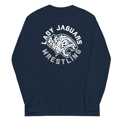 Mill Valley Lady Jaguars Navy Mens Long Sleeve Shirt