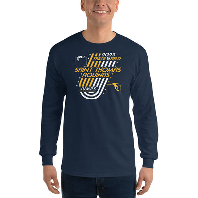 Saint Thomas Aquinas Track & Field Jumps Mens Long Sleeve Shirt