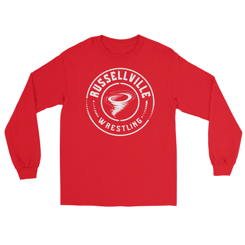Russellville High School Crusaders Wrestling 100% Cotton Long Sleeve Shirt