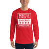 Beat the Streets Chicago One Color Men's Long Sleeve Shirt