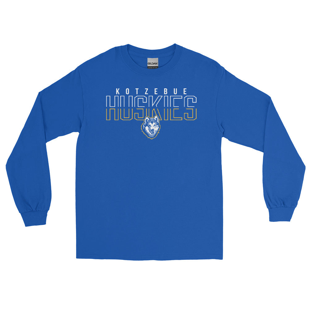 Kotzebue Huskies 100% Cotton Long Sleeve Shirt