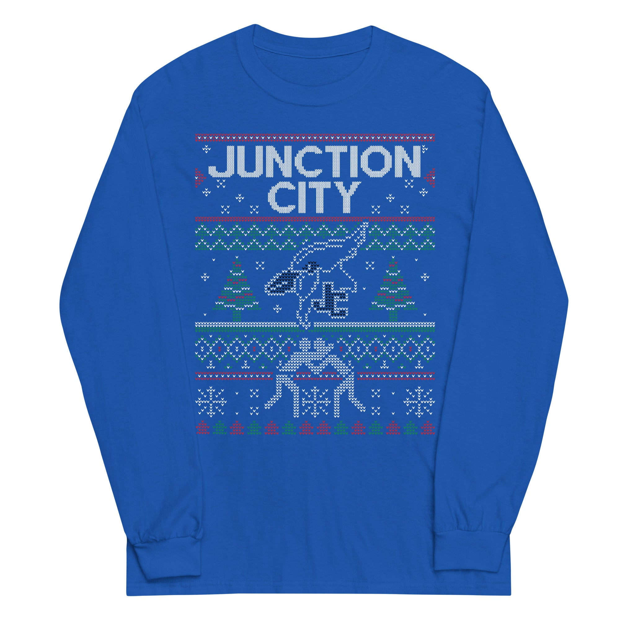Junction City Wrestling Christmas Men’s Long Sleeve Shirt