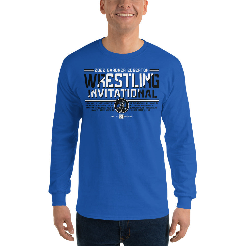 2022 Gardner Edgerton Wrestling Invitational Men’s Long Sleeve Shirt