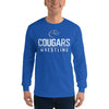 Carroll Wrestling Cougars  Mens Long Sleeve Shirt