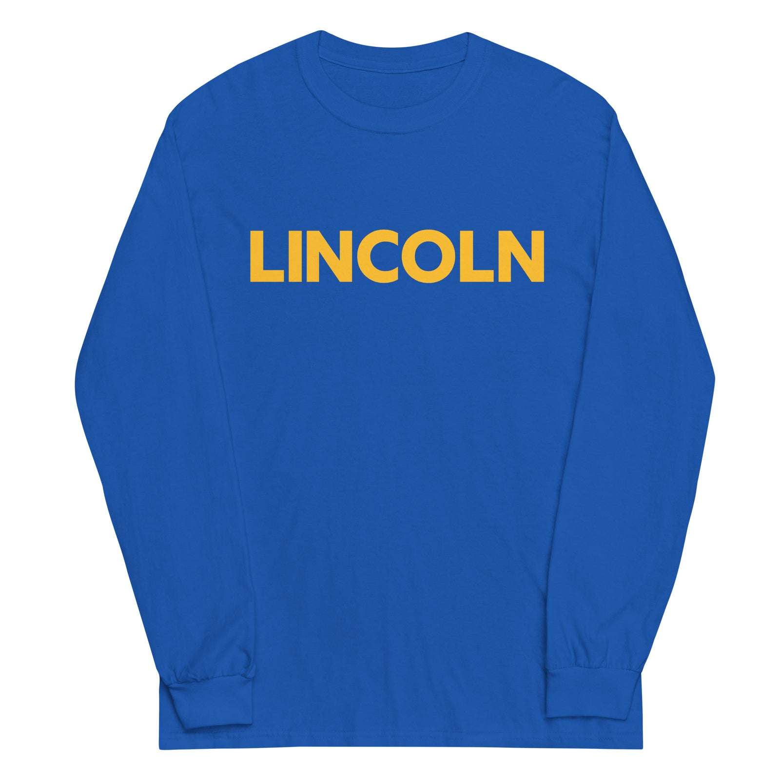Lincoln Prep Booster Club Black Mens Long Sleeve Shirt