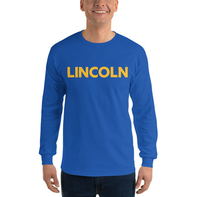 Lincoln Prep Booster Club Black Mens Long Sleeve Shirt