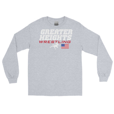 Greater Heights Wrestling 2 Men’s Long Sleeve Shirt