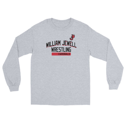 William Jewell Wrestling Light Mens Long Sleeve Shirt