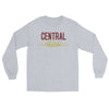 Keller Central Wrestling Sport Grey Mens Long Sleeve Shirt