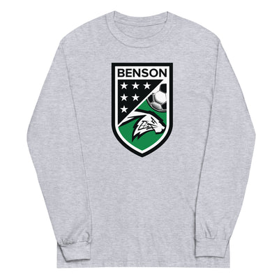 Benson Soccer Grey Mens Long Sleeve Shirt