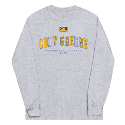 Cody Green Memorial Tournament Grey Mens Long Sleeve Shirt