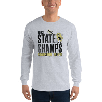 Staunton River State Champs  Grey Mens Long Sleeve Shirt