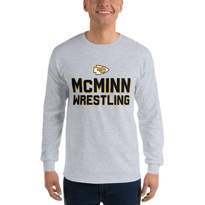 McMinn High School Wrestling  Mens Long Sleeve Shirt