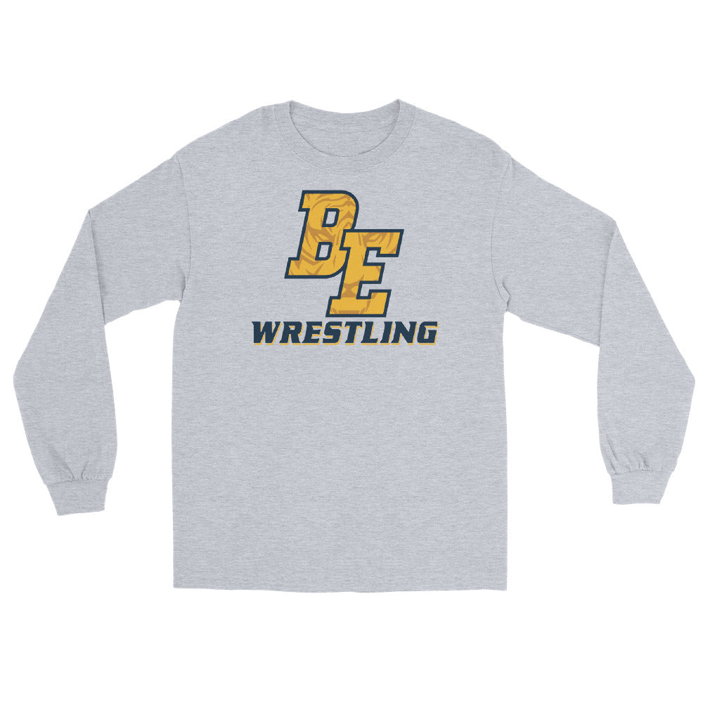Burlington-Edison HS Wrestling BE Design  Mens Long Sleeve Shirt