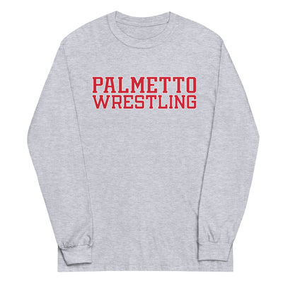 Palmetto Wrestling  Stripes Mens Long Sleeve Shirt