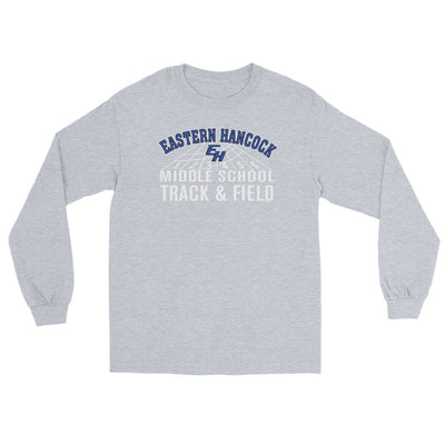 ATHLETE REQUIRED Eastern Hancock MS Track Track & Field  Mens Long Sleeve Shirt