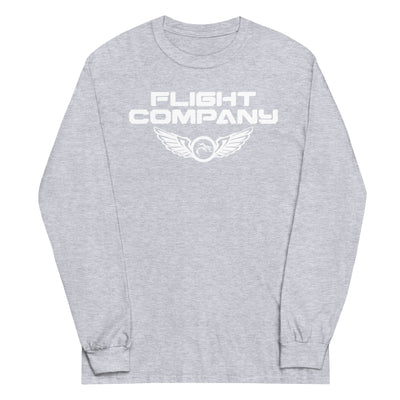 Flight Company  Grey Mens Long Sleeve Shirt