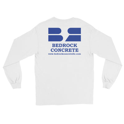 Bedrock Concrete Men’s Long Sleeve Shirt - Royal Print