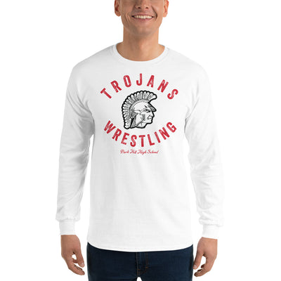 Park Hill Wrestling Trojans Men's Long Sleeve Shirt