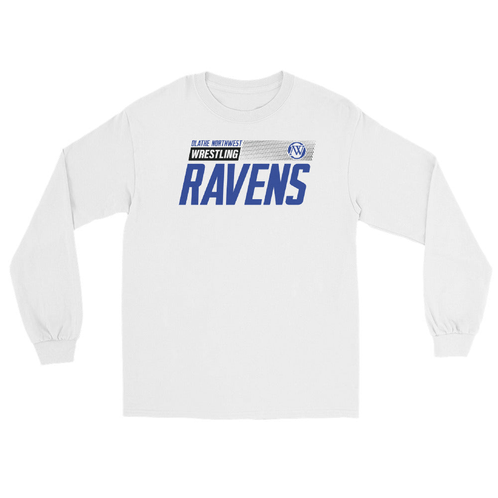Olathe Northwest Wrestling Banner Men's Long Sleeve Shirt