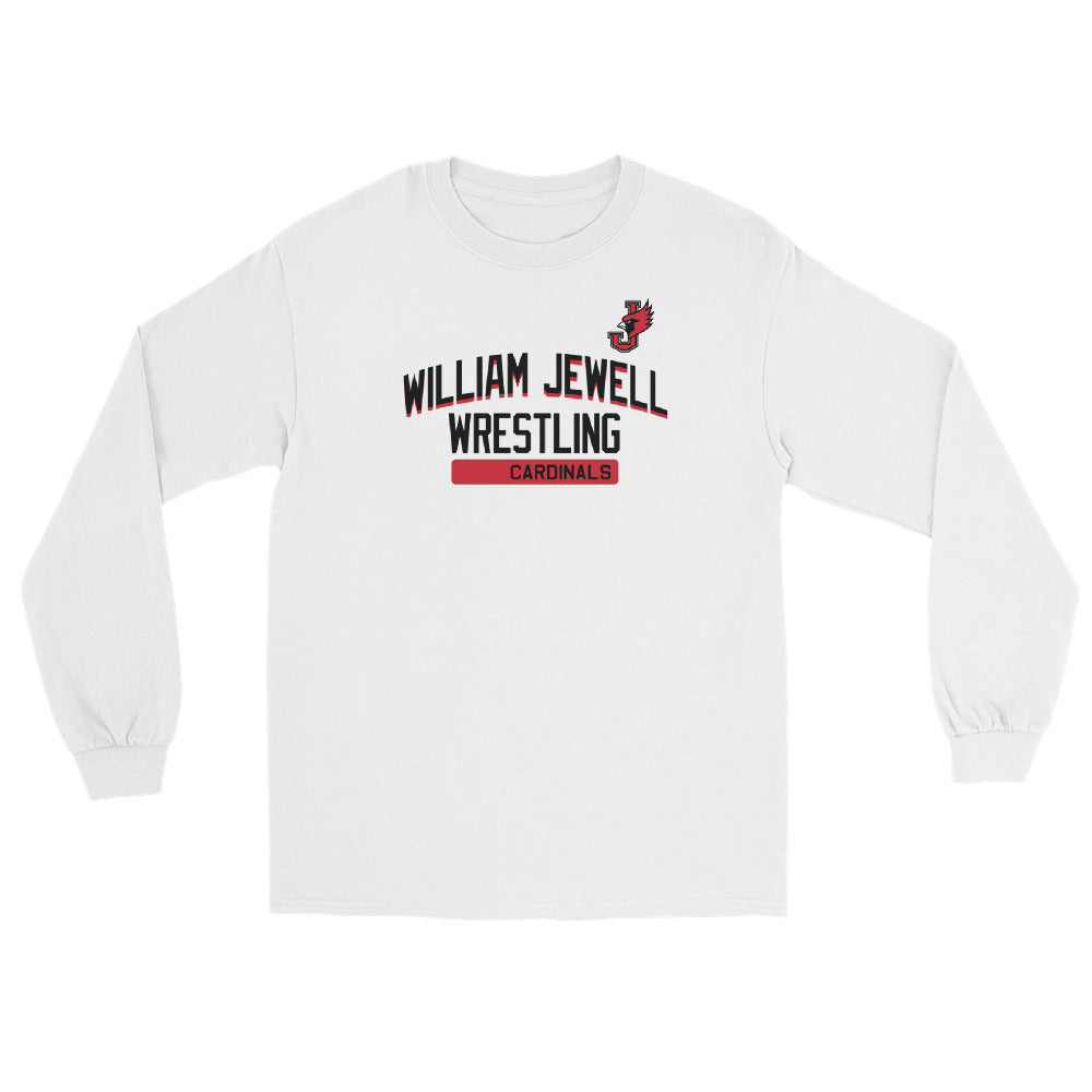 William Jewell Wrestling Light Mens Long Sleeve Shirt